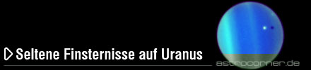Seltene Finsternisse auf Uranus